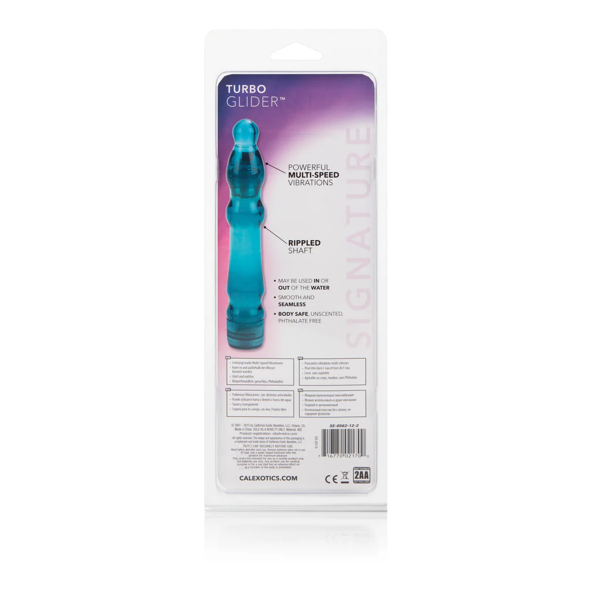 CalExotics Waterproof Turbo Glider Blueberry Bliss