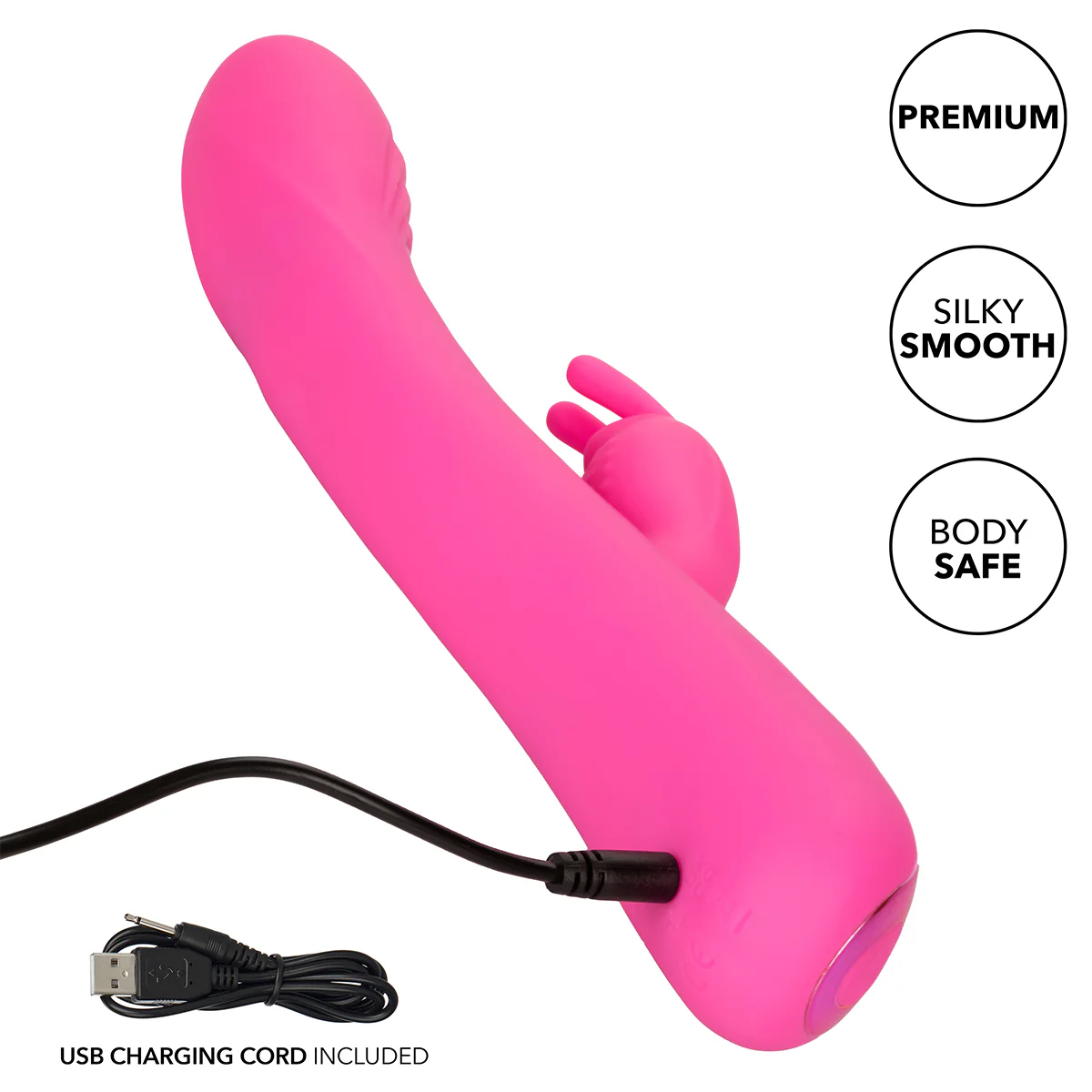 CaleXOtics Jack Rabbit Elite Beaded G Rabbit – Pink