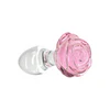 Pillow Talk - Rosy- Luxurious Glass Anal Plug