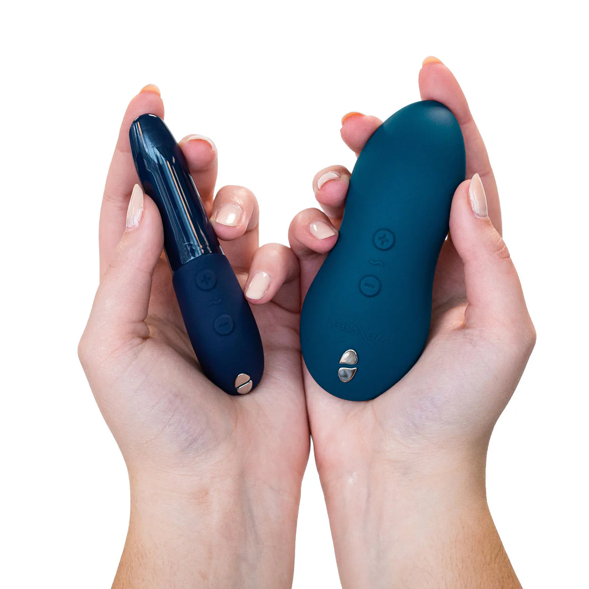 We-Vibe - Forever Favorites – Lay-On Vibrating Massager & Bullet Vibrator Special Edition Set – Velvet/Midnight Blue