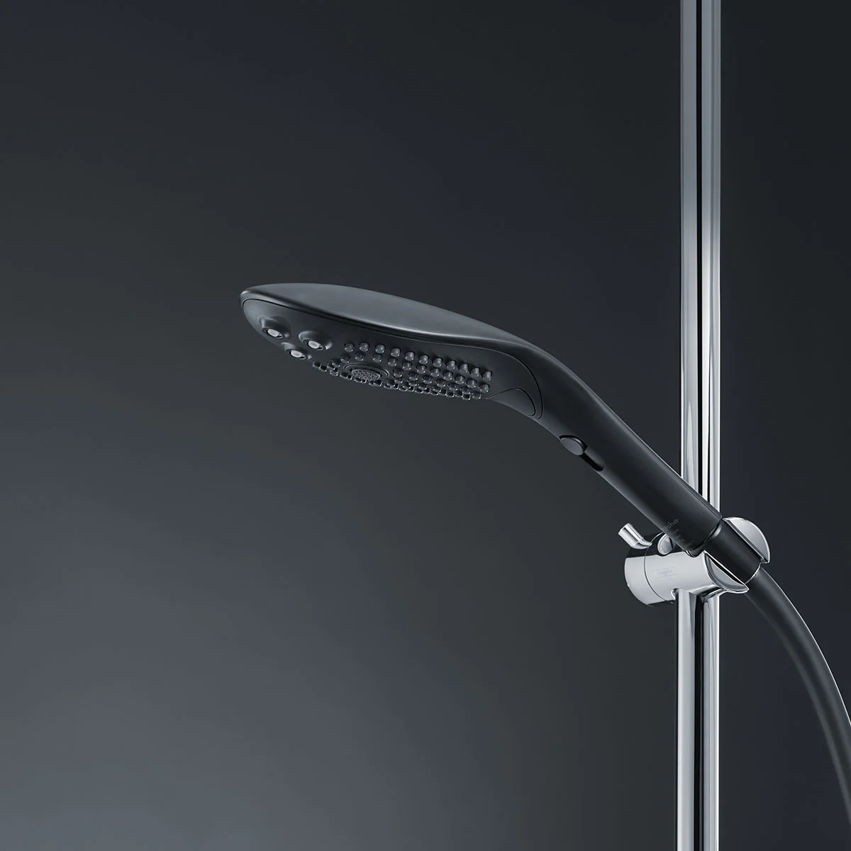 Womanizer® - Wave - Combined Shower Head & Water Massage Clitoral Stimulator - Black