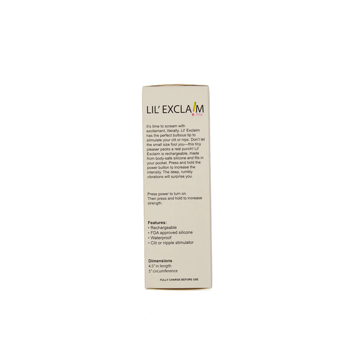 Petites Lil’ Exclaim - Pink
