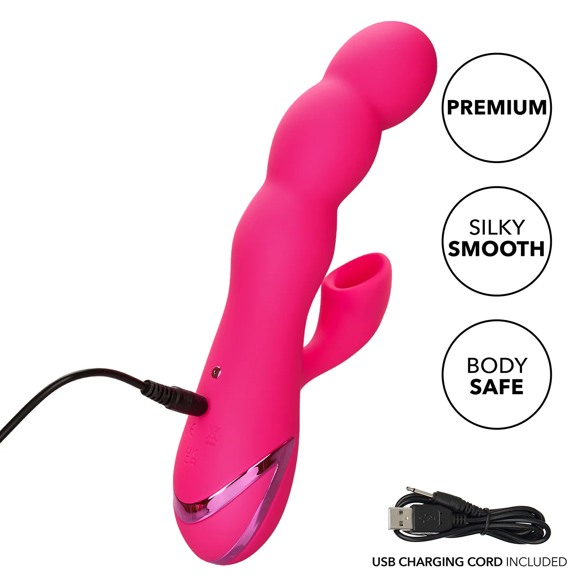 Calexotics - California Dreaming Oceanside Orgasm Dual Vibrator – Fuschia