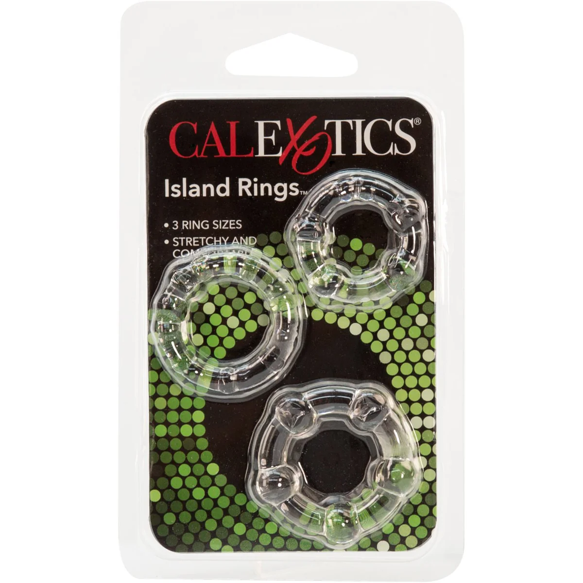 CalExotics Silicone Island Rings - Clear