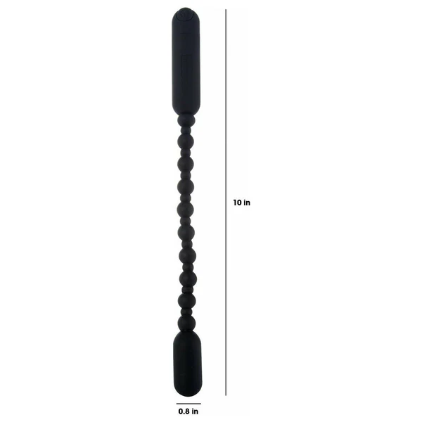 PowerBullet Rechargeable Booty Beads - Black