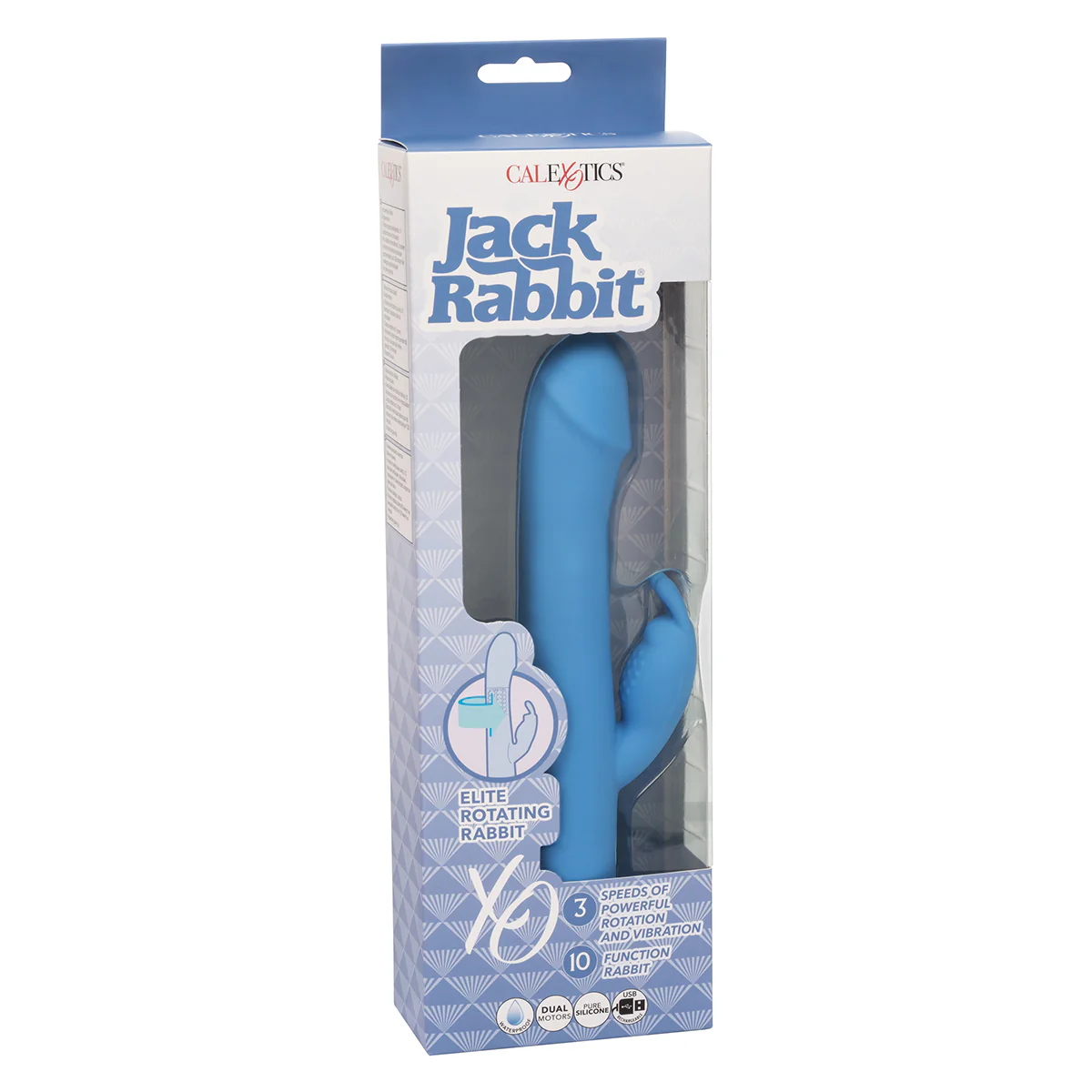 CaleXOtics Jack Rabbit Elite Suction Rabbit – Blue