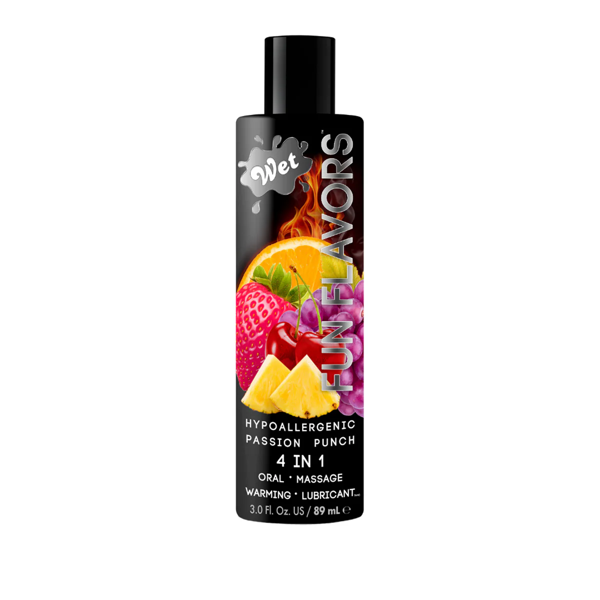Wet Fun Flavours Lubricant - 4.1 oz - Passion Punch