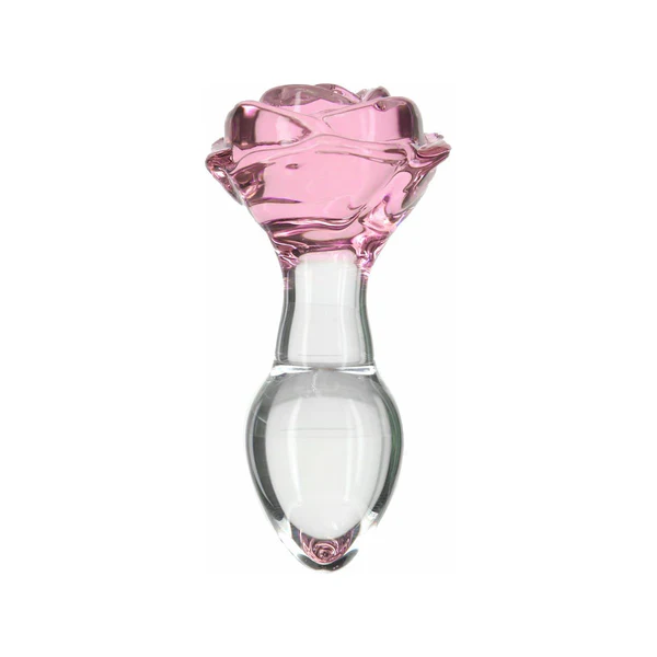 Pillow Talk - Rosy- Luxurious Glass Anal Plug