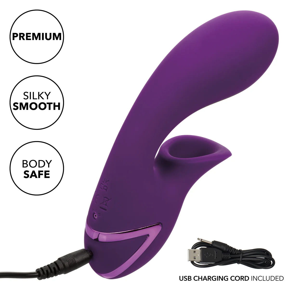 CalExotics® - California Dreaming Huntington Beach Heartbreaker Vibrator – Purple