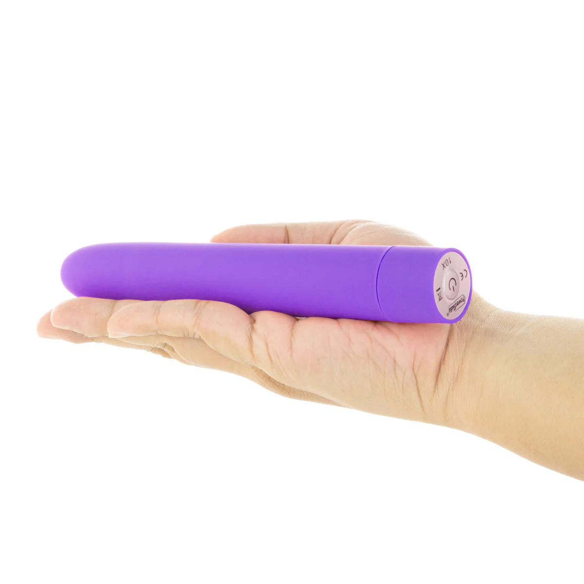 Pure Love® - 10 Function Classic 7 In. Smooth Vibrator – Purple