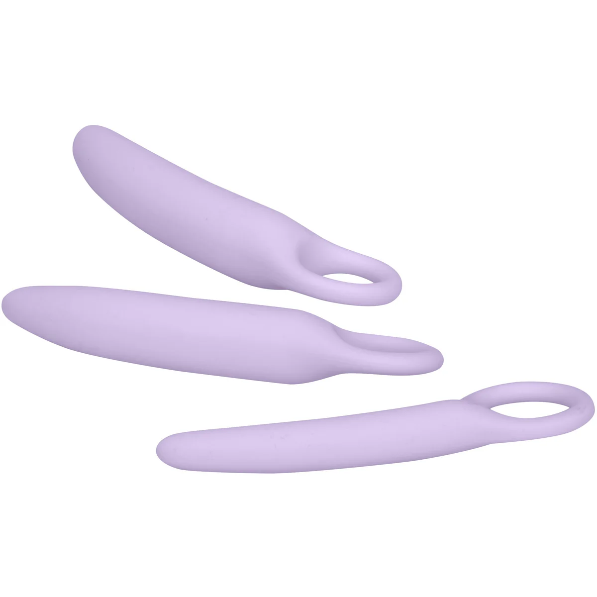 Cal Exotics® Dr. Laura Berman® Alena™ – Set of 3 Silicone Dilators – Purple
