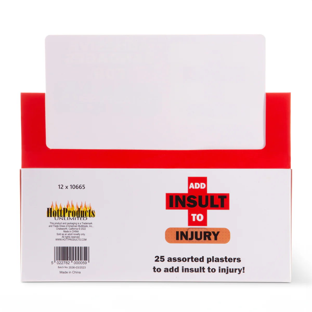 Add Insult to Injury Adhesive Bandages