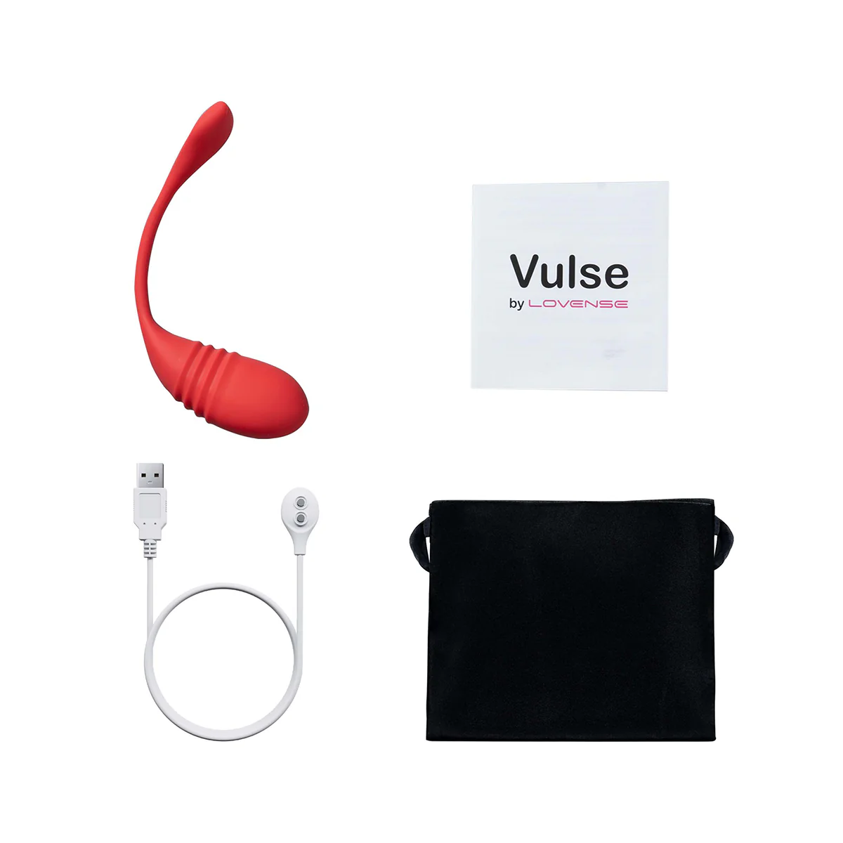 Lovense Vulse Thrusting Vibrating Egg - Red
