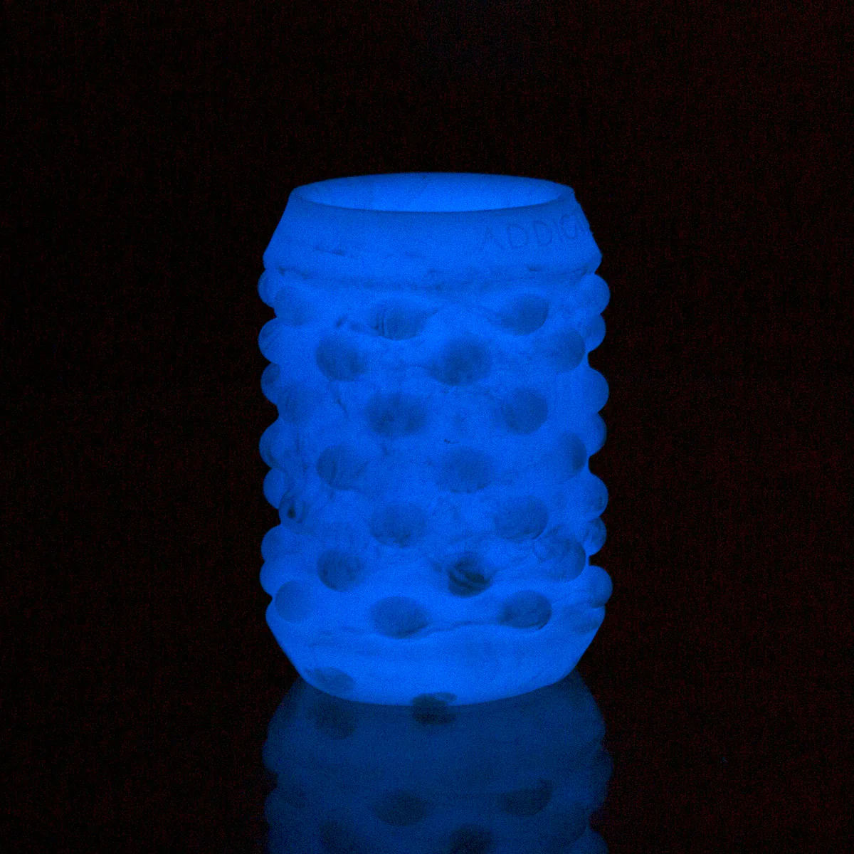 Addiction –  Silicone Reversible Stroker – Glow in the Dark