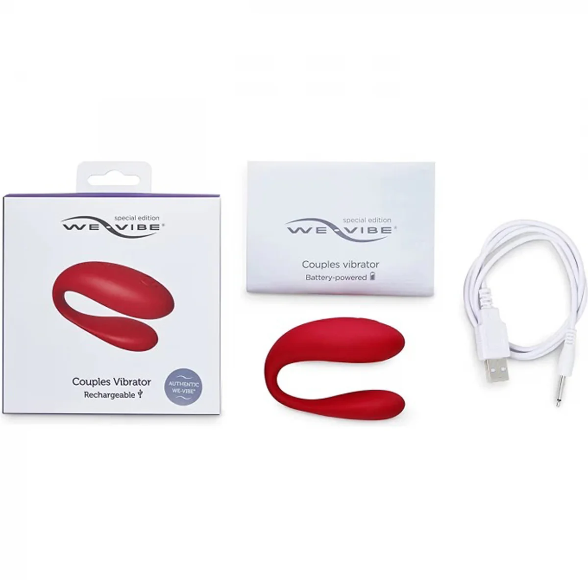 We-Vibe® - Special Edition Rechargeable Couples Vibrator - Red
