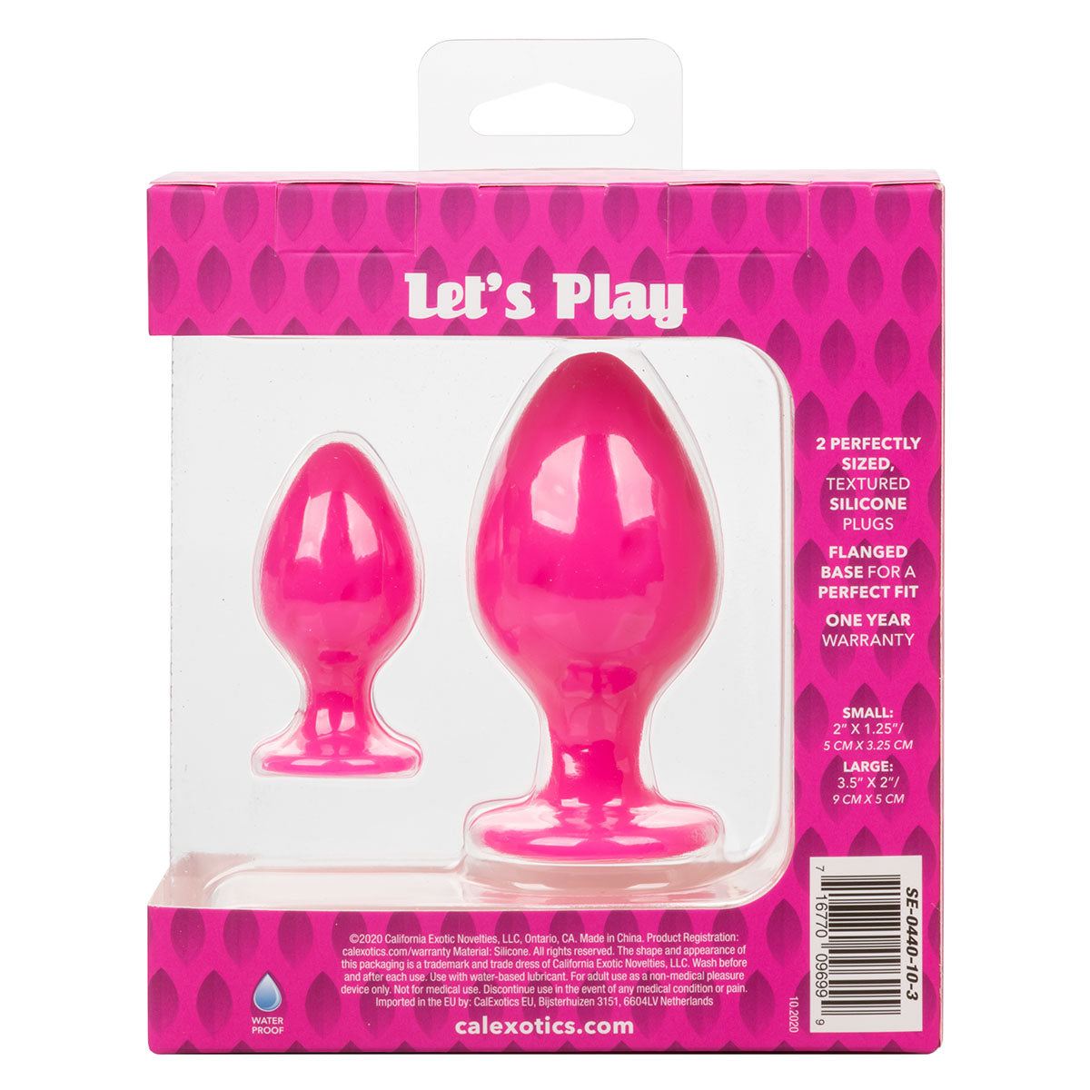 CalExotics Cheeky Butt Plugs – Pink