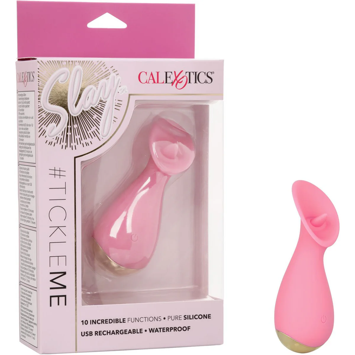 CalExotics Slay #TickleMe – Clitoral Vibrator – Pink