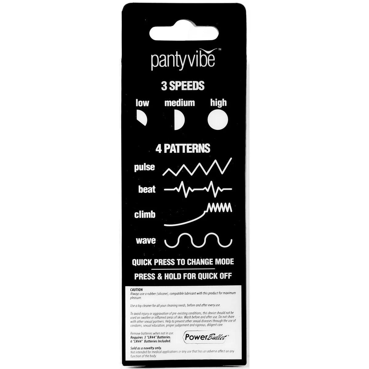 BMS - Panty Vibrator - Battery Operated - Pink - S/M