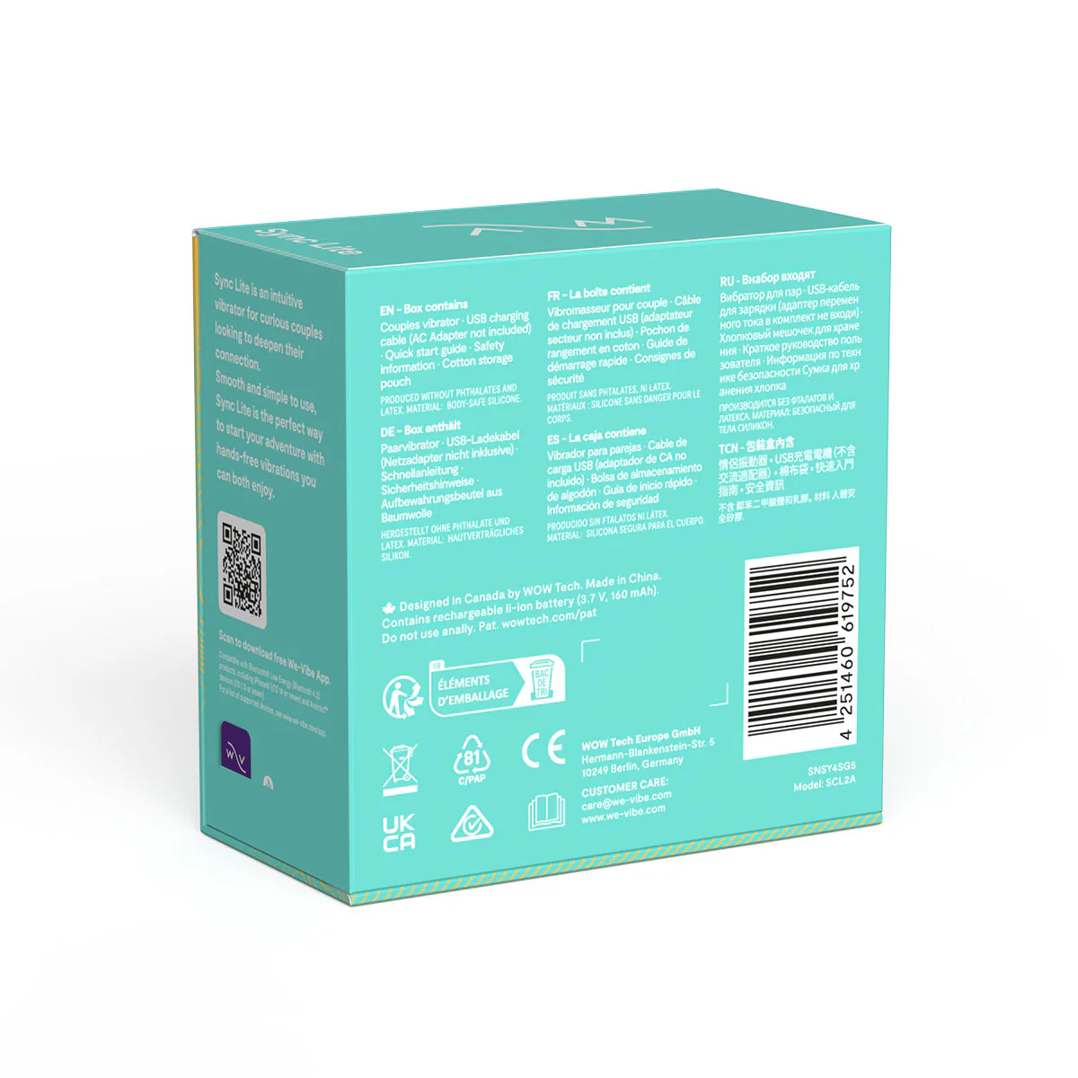 We-Vibe® - Sync Lite - Couples Vibrator – Aqua