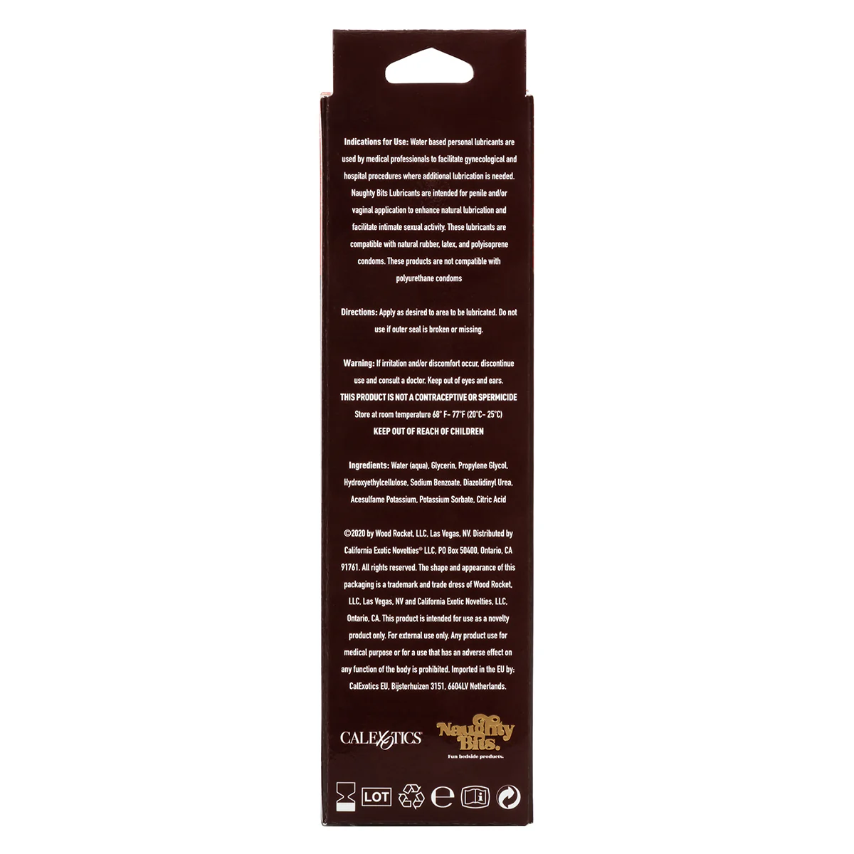 CalExotics Down to Fuck – Water-Based Lubricant – 4oz/118ml
