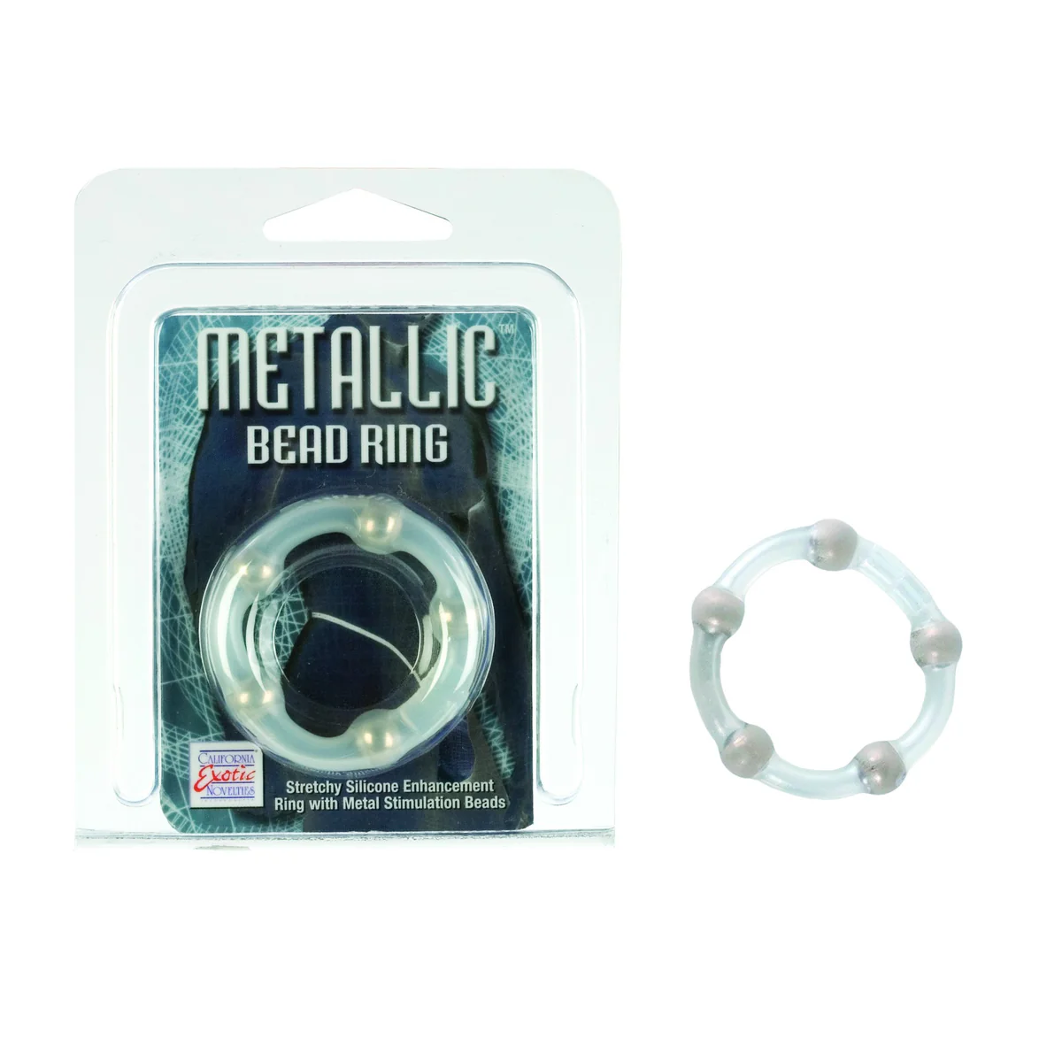 CalExotics Metallic Beaded Ring