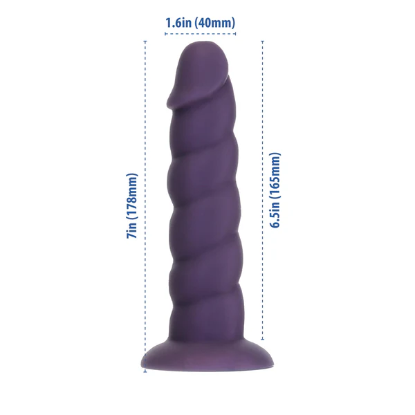 Addiction Fantasy – Unicorn Dildo – 7” – Purple