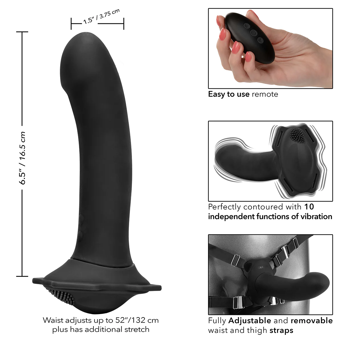 Calexotics - Her Royal Harness Me2 Remote Rumbler