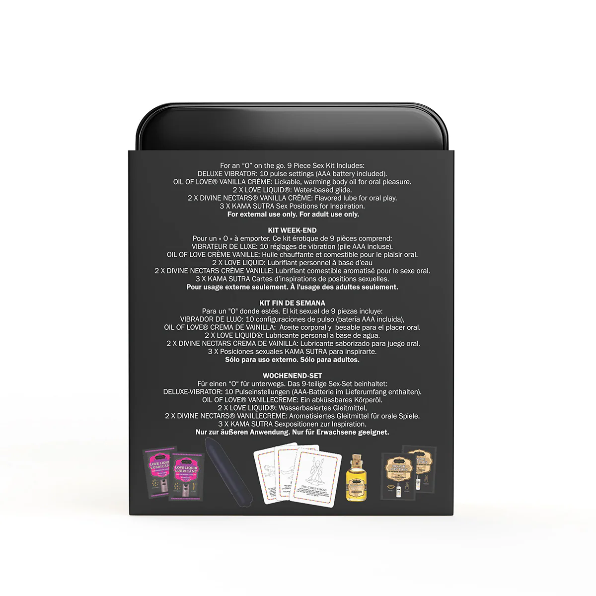 Kama Sutra Weekender Kit for an “O” on the Go – Vanilla Creme