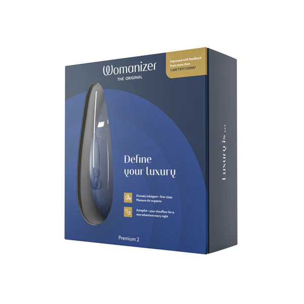 Womanizer Premium 2 – Clitoral Stimulator – Blueberry