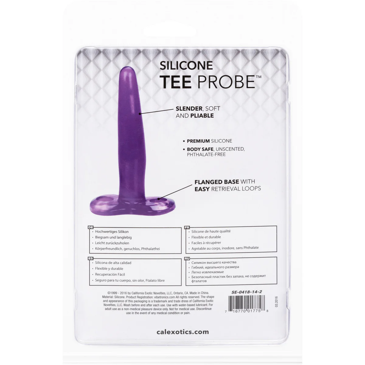 CalExotics Silicone Tee Probe