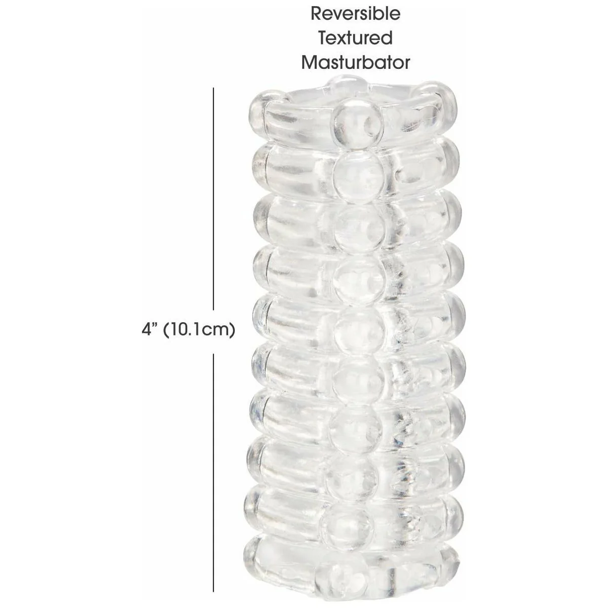 CalExotics Ribbed Stroker - Clear