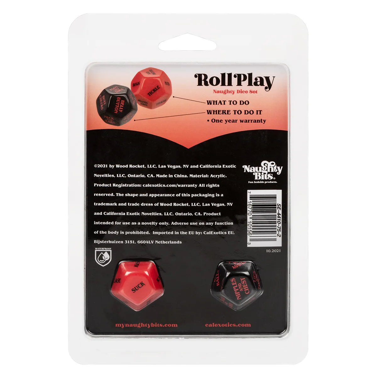 CalExotics - Naughty Bits Roll Play - Dice Set
