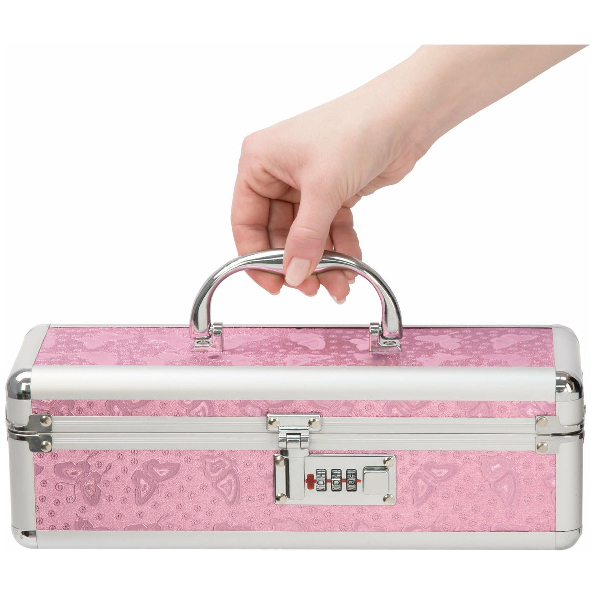 PowerBullet Simple and True - Lockable Vibrator Case - Pink