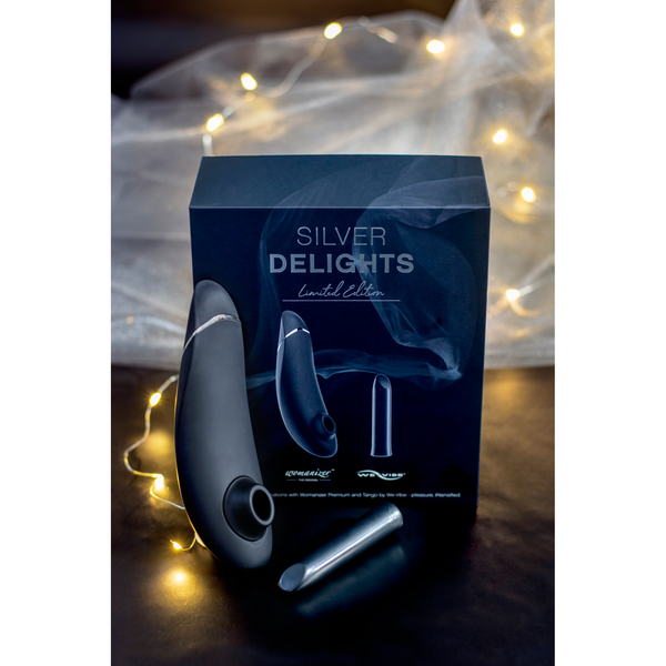 Womanizer & We-Vibe – Silver Delights – Limited Edition Gift Set – Black