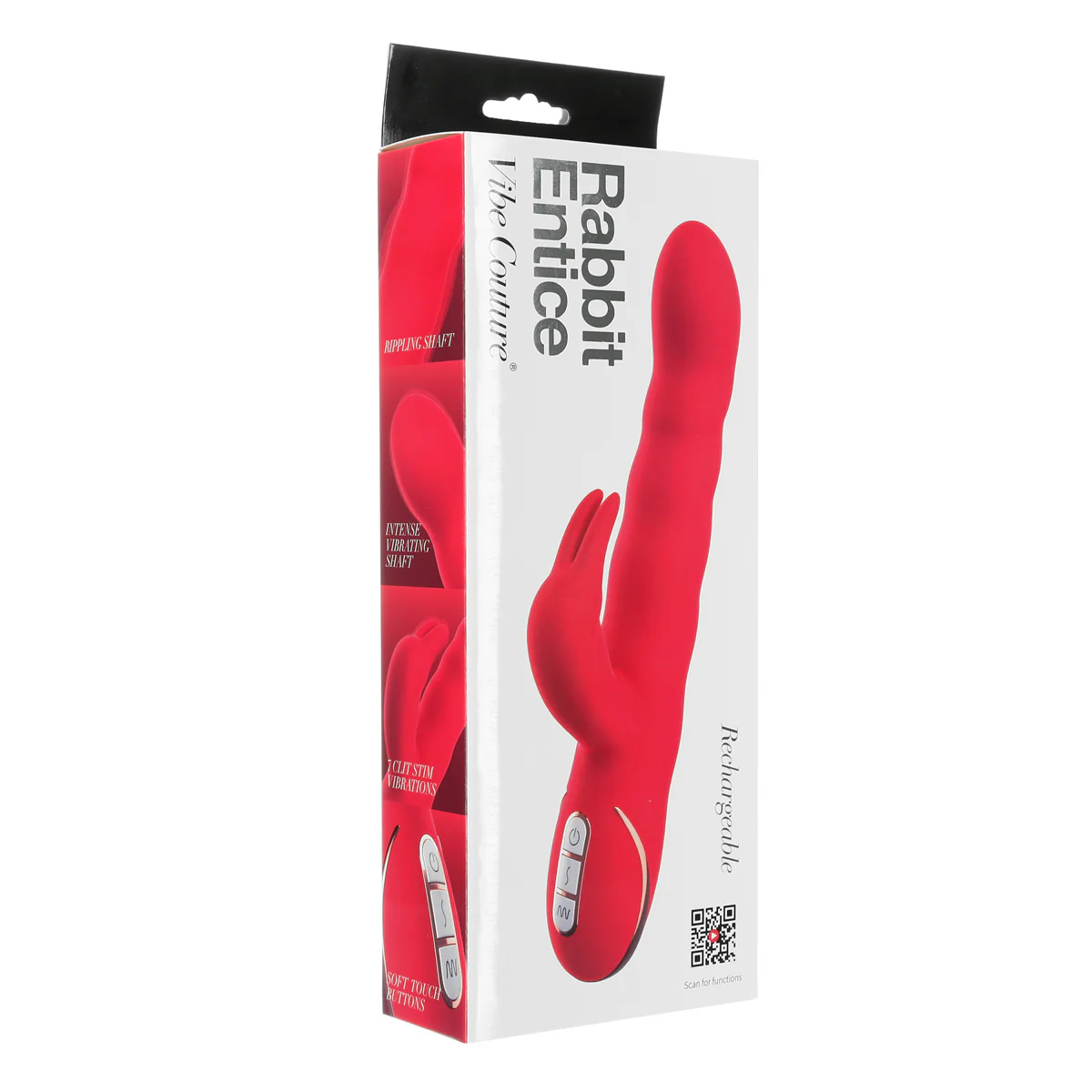 Vibe Couture® - Rabbit Entice Rechargeable Vibrator- Pink