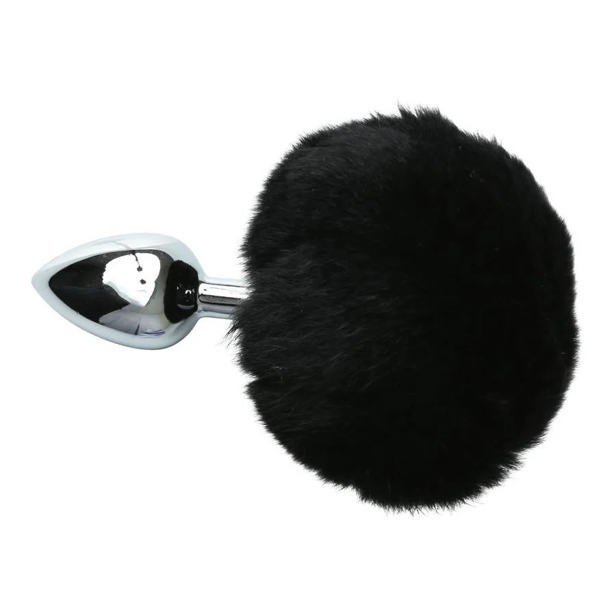 Sportsheets Metal Bondage Bunny Butt Plug - Black
