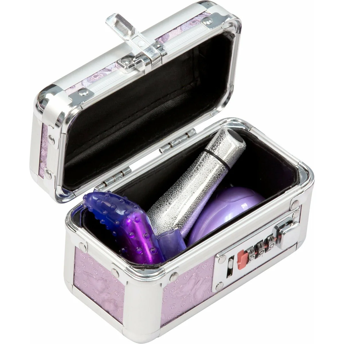 PowerBullet Simple and True - Mini Lockable Vibrator Case - Purple