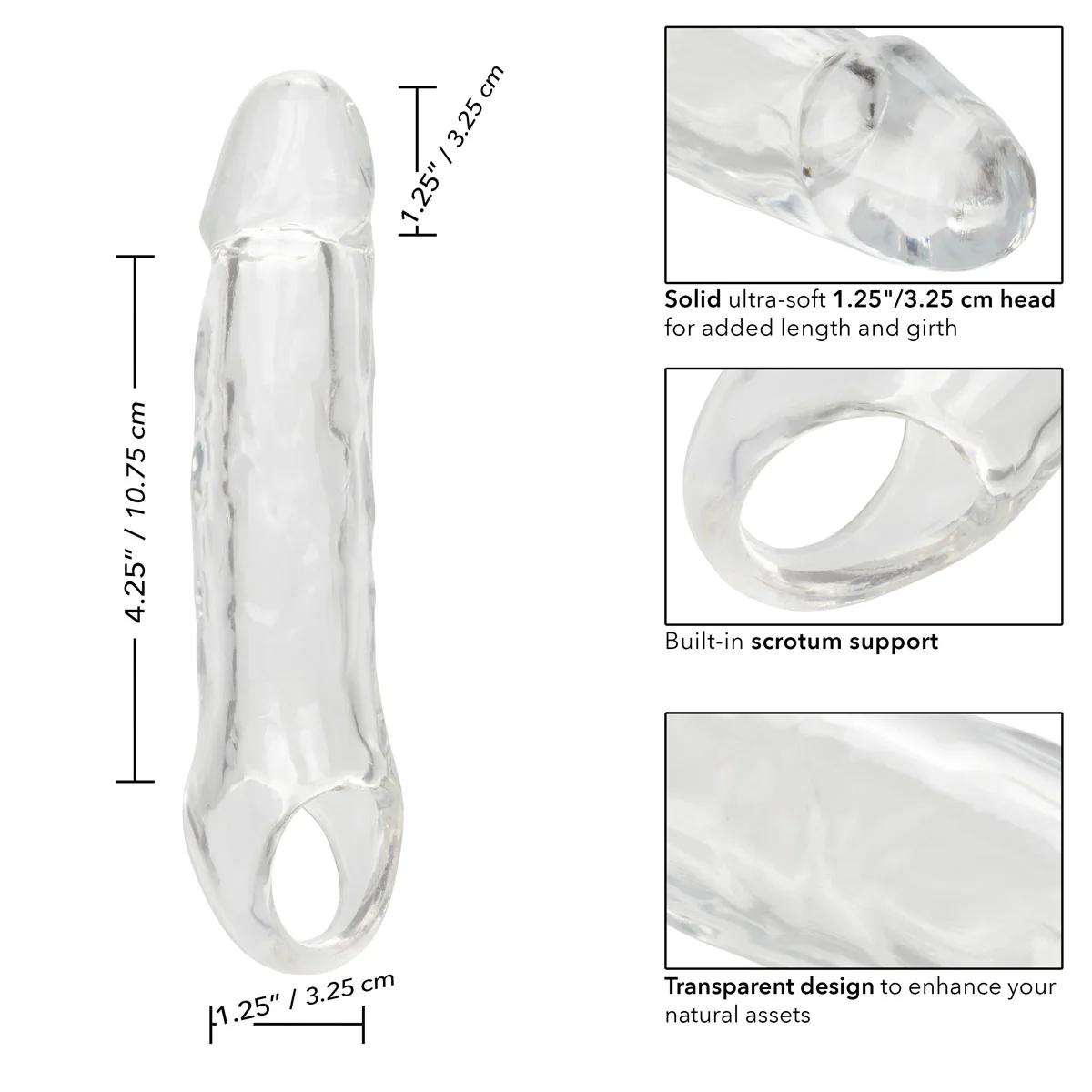 CaleXOtics – Performance Maxx – Clear Extension - 5.5”