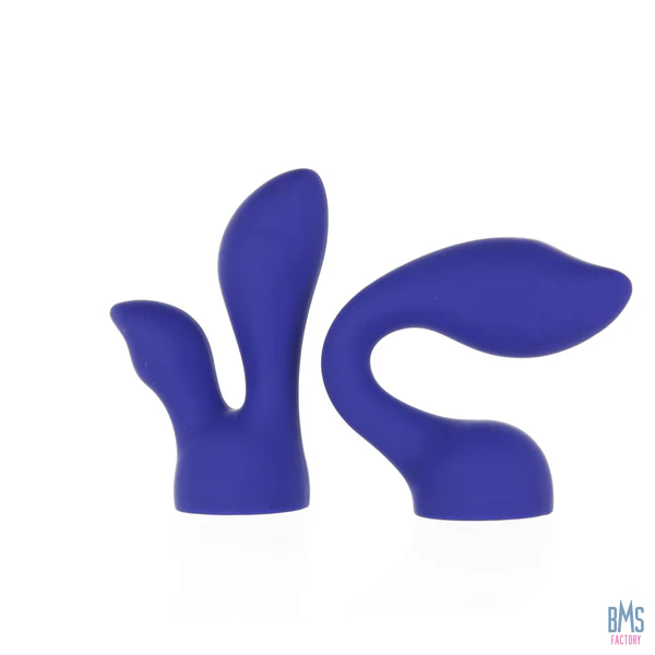 PalmPower® - PalmSensual Head Attachments (For Use With PalmPower®) – Blue – 2pcs