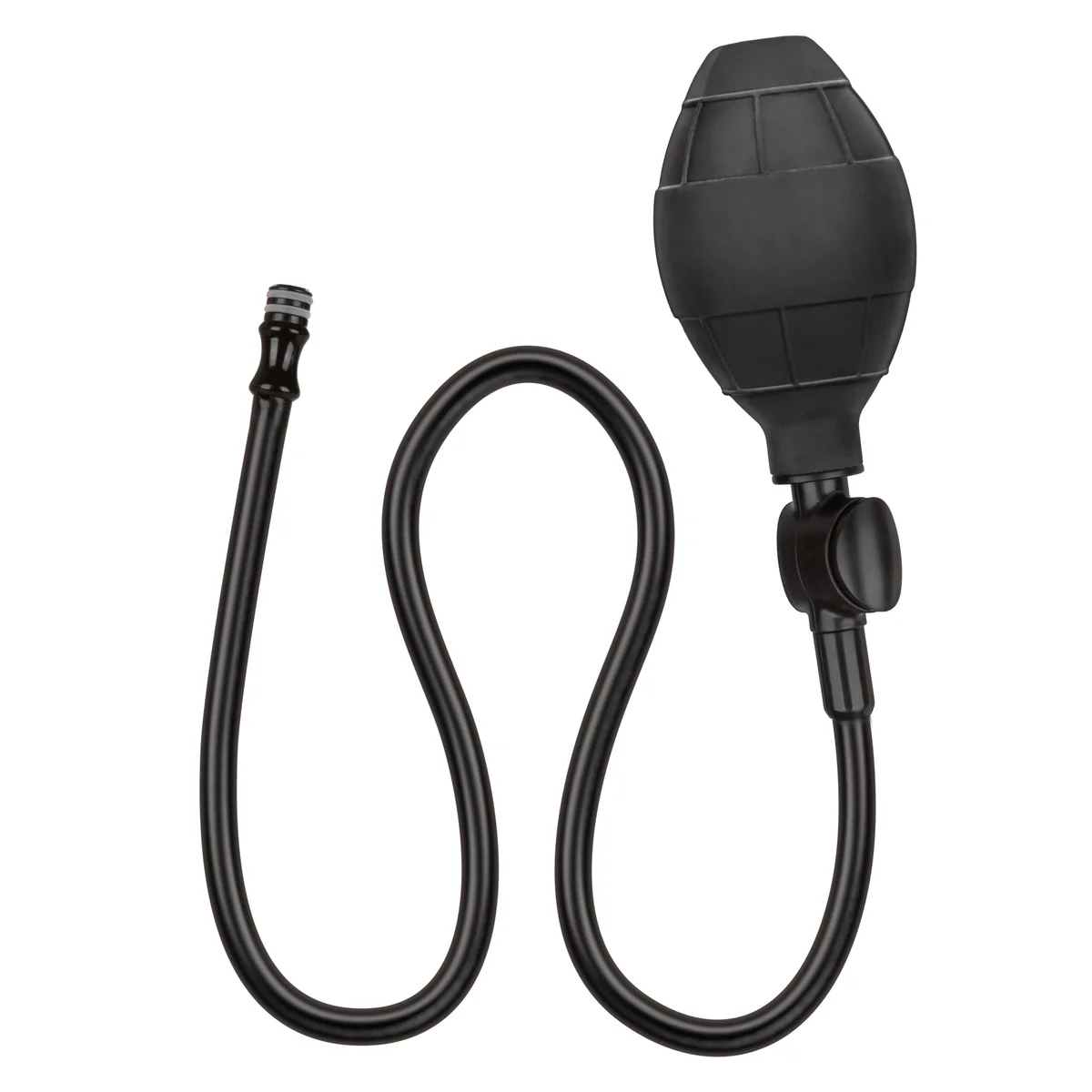 CalExotics Weighted Silicone Inflatable Plug - Black