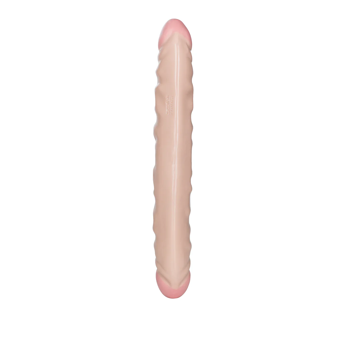 CalExotics Ivory Duo – Veined Double Ended Dong