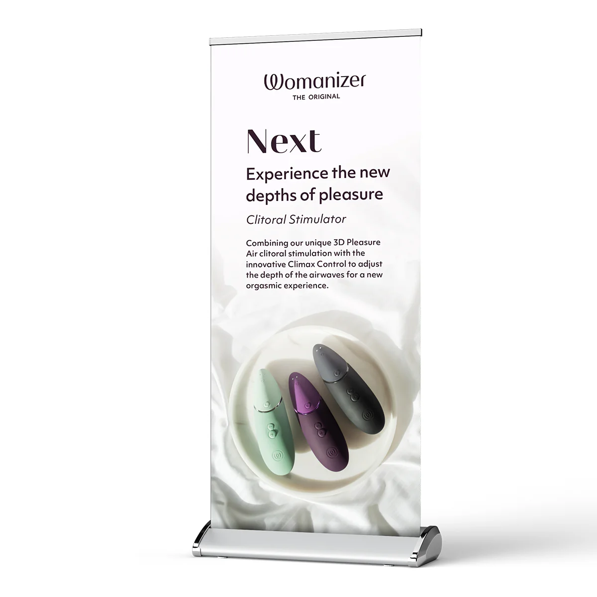 Womanizer Next Roll-up Banners