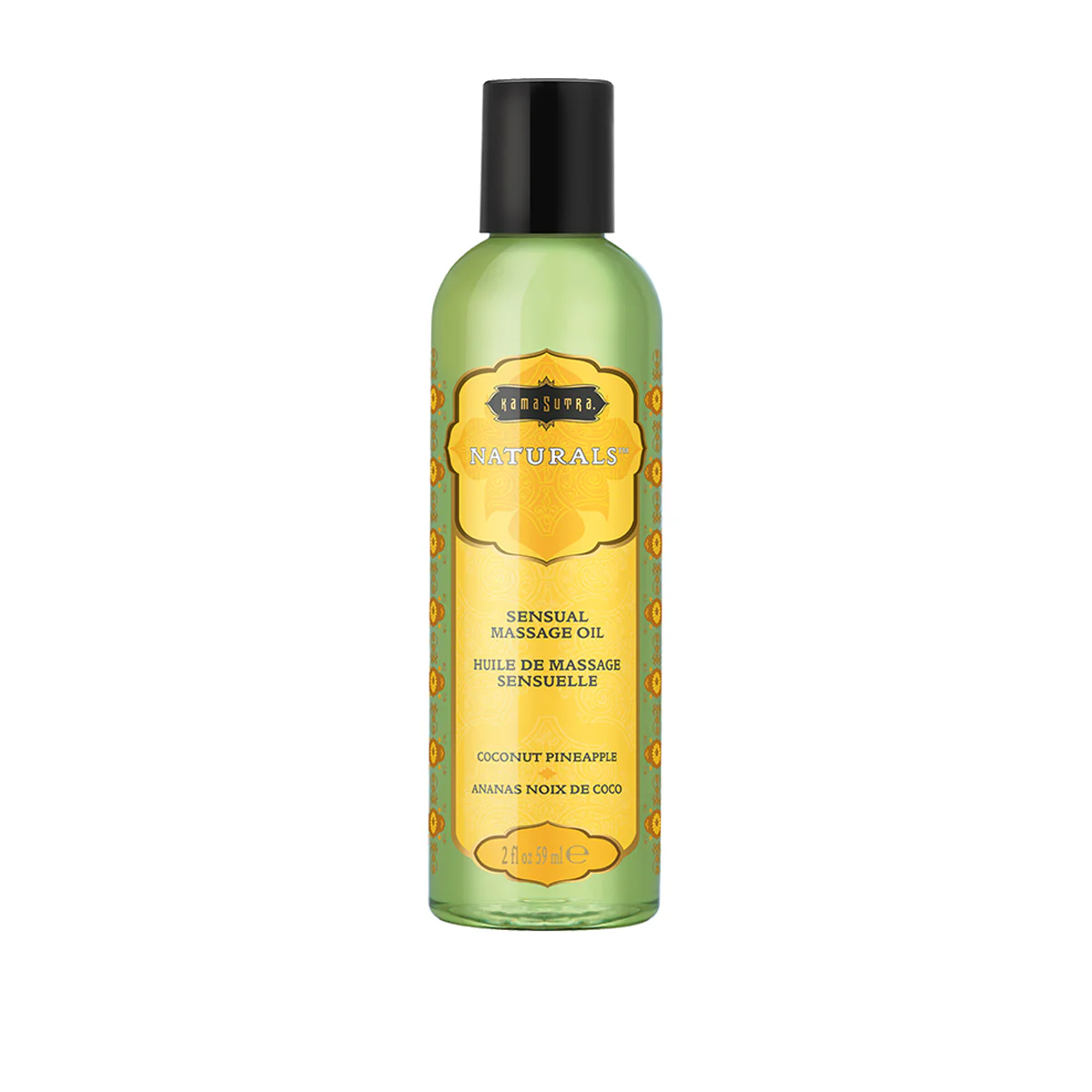 Kama Sutra Naturals Sensual Massage Oil – Coconut Pineapple – 2 oz/59 ml
