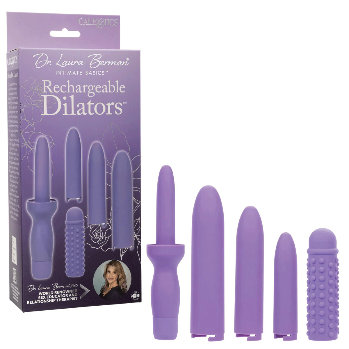 CaleXOtics – Dr Laura Berman Rechargeable Dilators Set Silicone