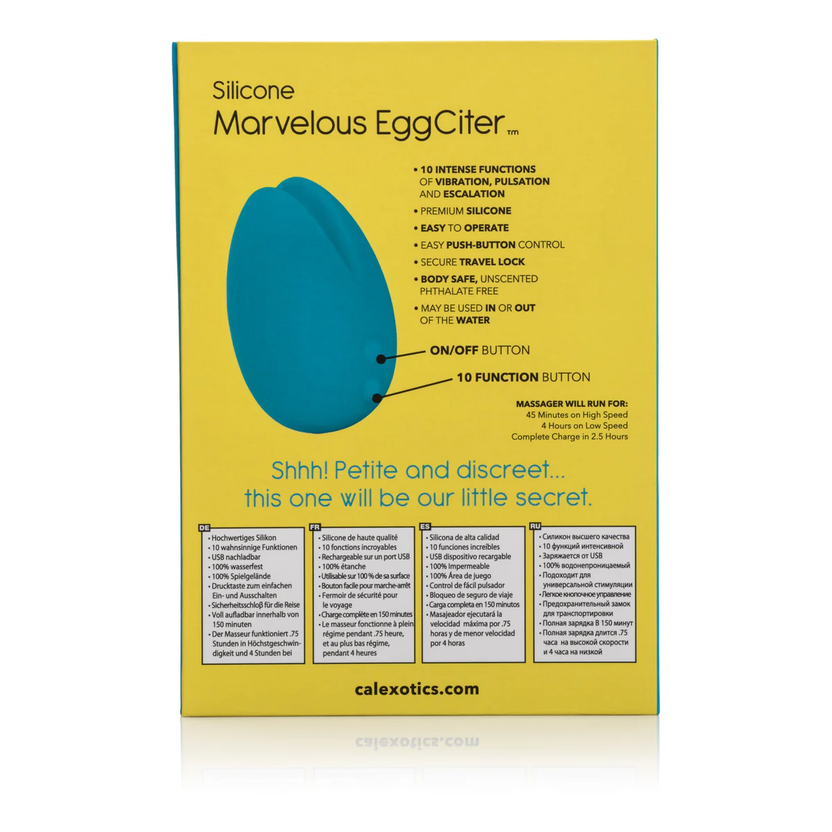 CalExotics Mini Marvels Silicone Marvelous EggCiter