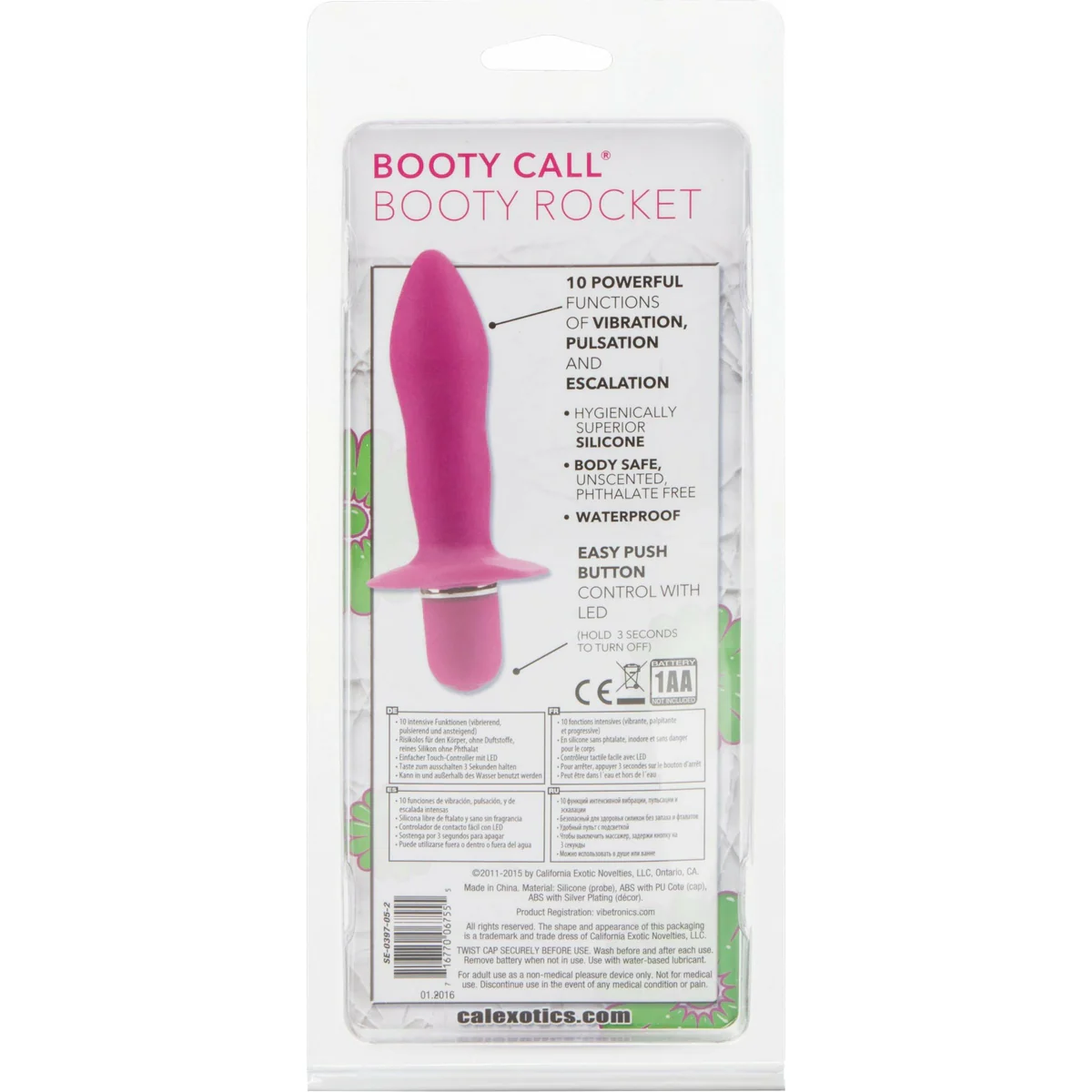 CalExotics Booty Call - Rocket - Pink