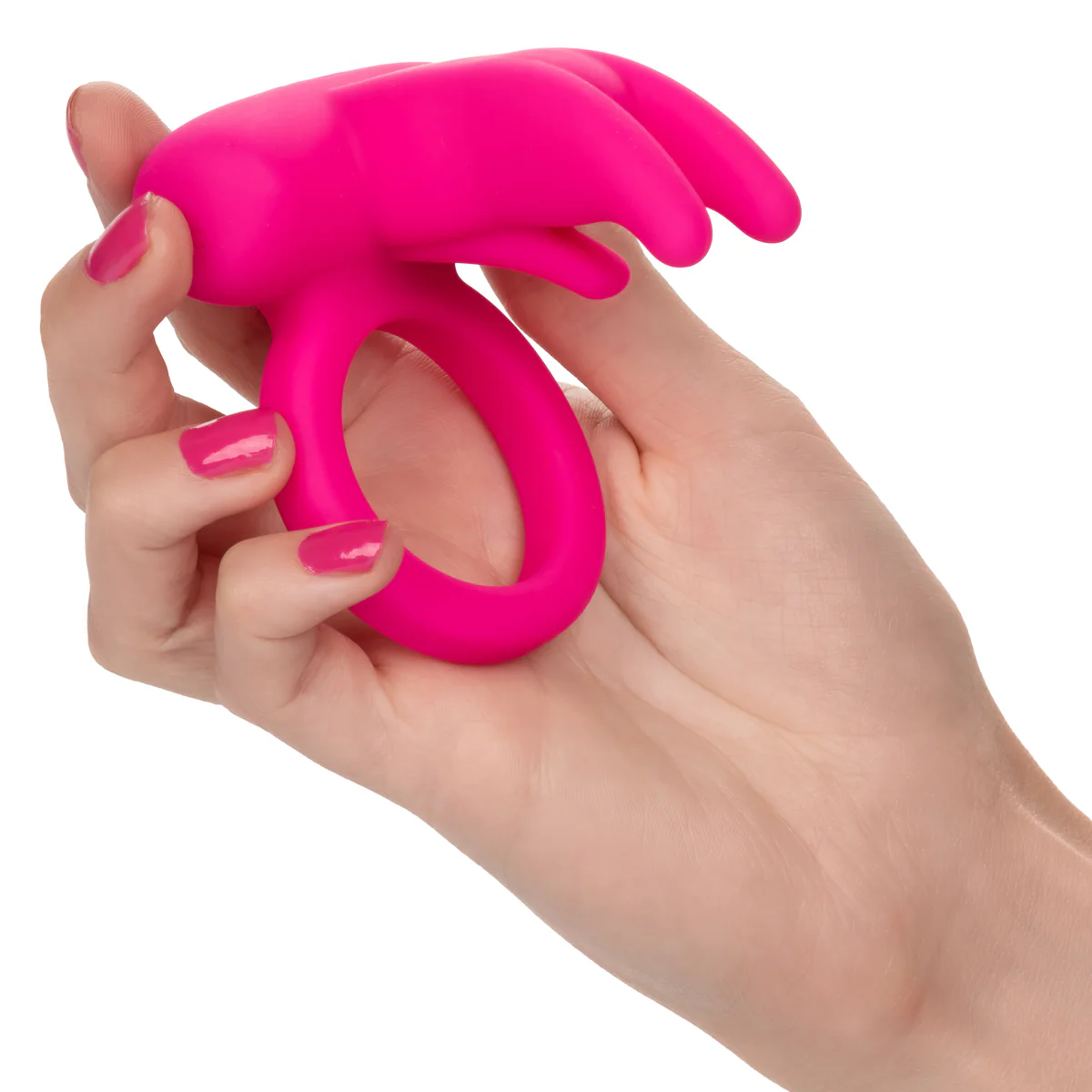 CalExotics Triple Clit Flicker - Vibrating Cock Ring - Pink