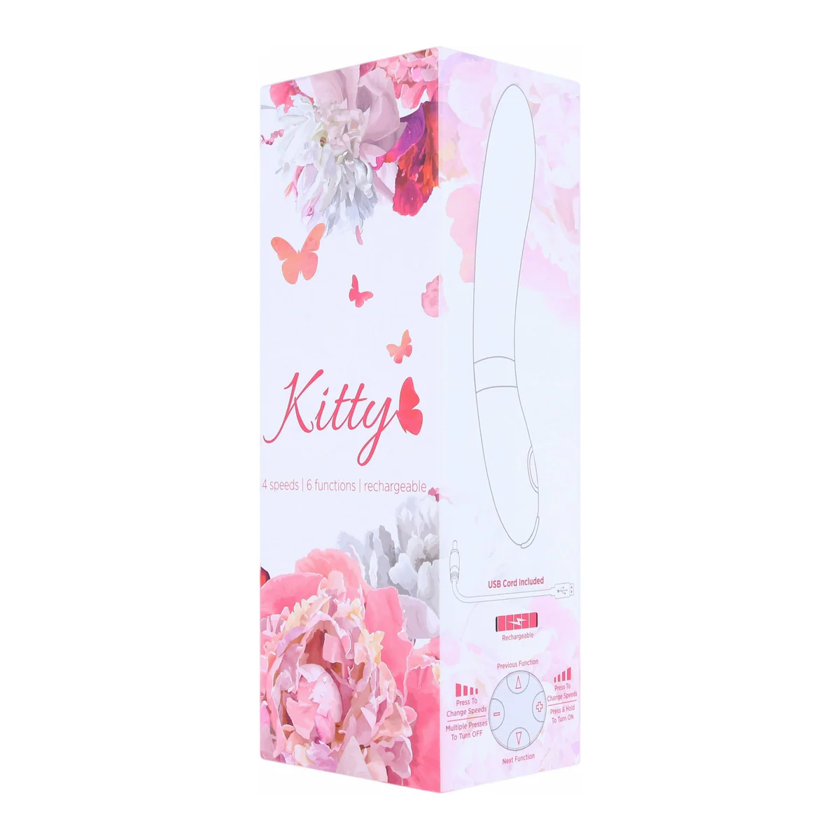Kitty Silicone G-Spot Vibrator - Fuchsia
