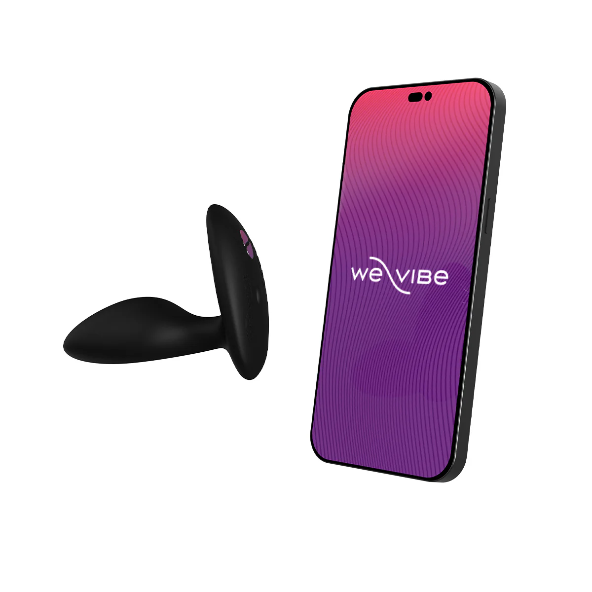 We-Vibe® - Ditto+ - Vibrating Anal Plug with Remote - Satin Black