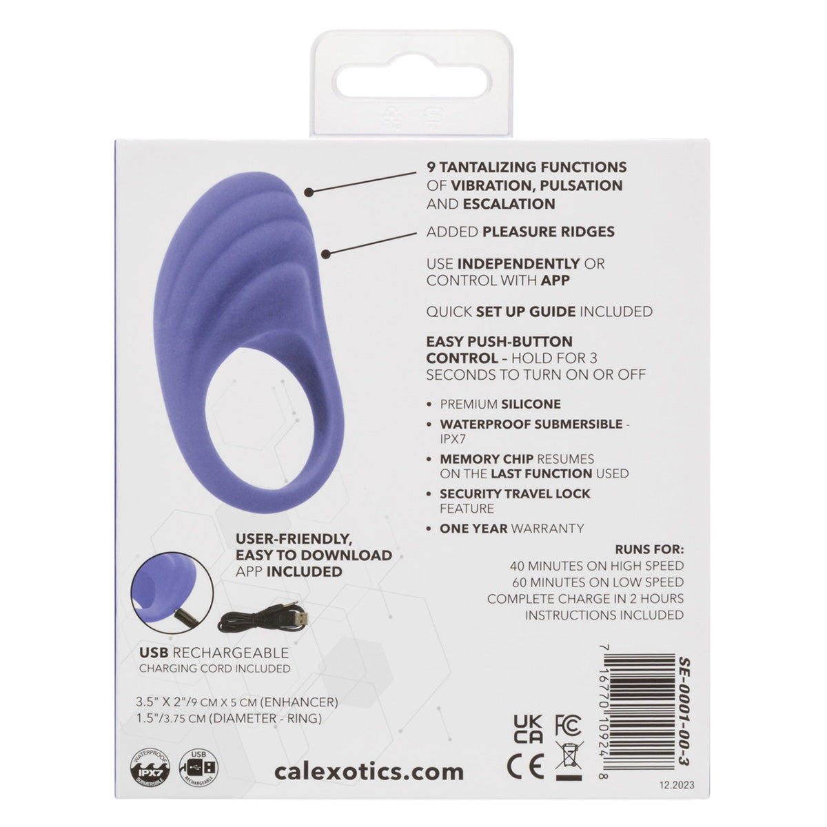 CaleXOtics Connect Couples Ring